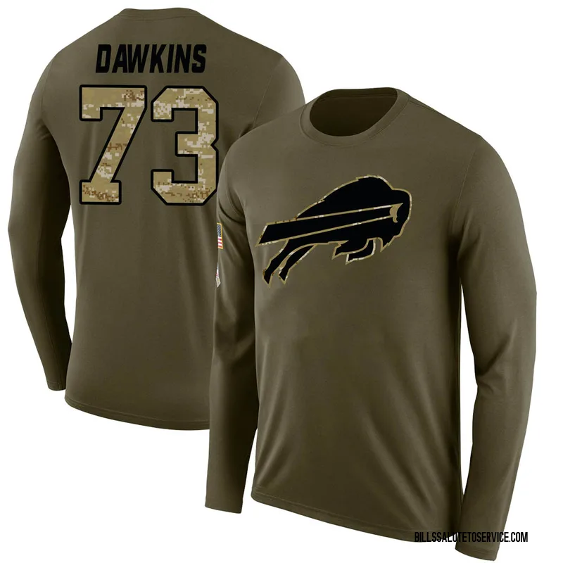 Dion Dawkins 2020 Salute To Service Performance T-Shirt - Black -  Tshirtsedge