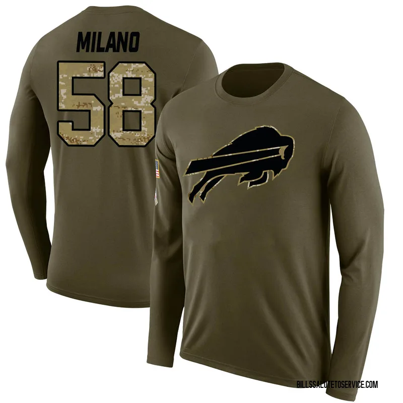 Matt Milano Legend Salute to Service T-Shirt - Olive - Tshirtsedge