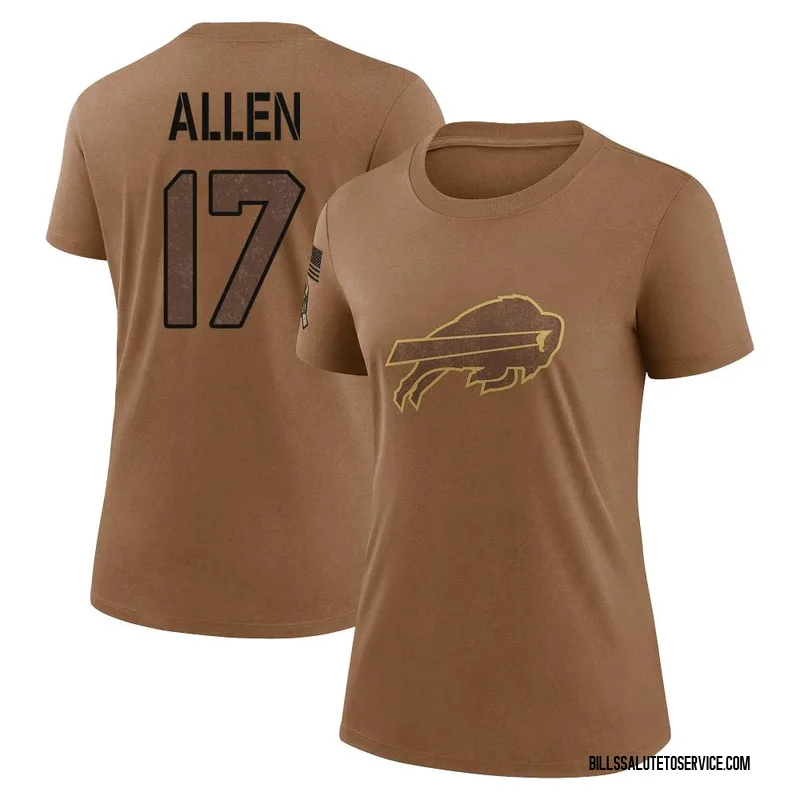 Josh Allen 2020 Salute To Service Performance T-Shirt - Black - Tshirtsedge