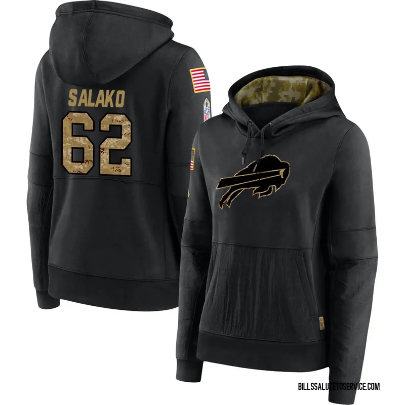 Women's Victor Salako Buffalo Bills Black 2020 Salute to ...